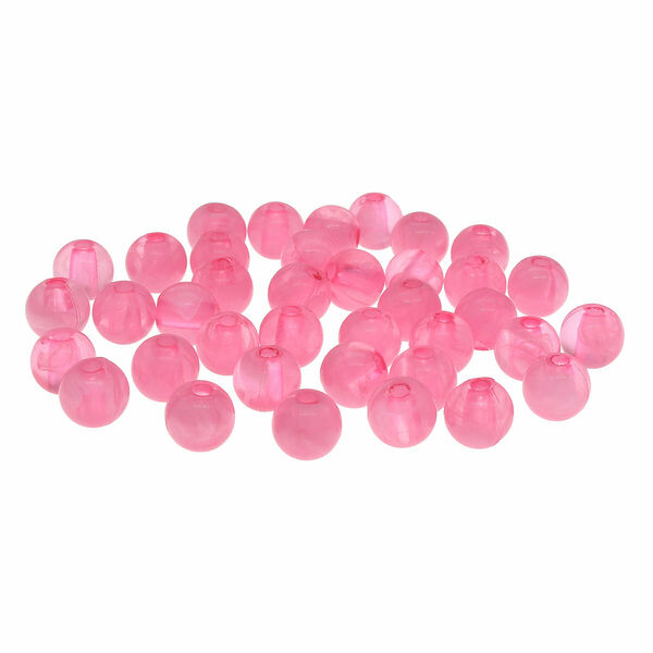 Бусины полупрозрачные 2008 пластик, 8мм, 20гр (70+/-4шт) Astra&Craft(022 розовый)