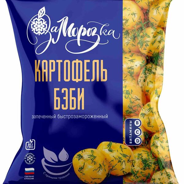 Картофель бэби ЗаМорозка замороженный, 400г