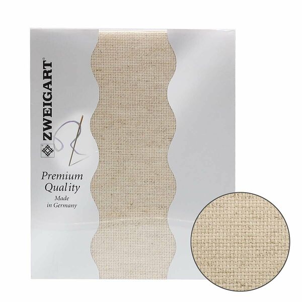 Канва в упаковке 3321/54 Rustico Aida 16ct (44% хлопок, 39% вискоза, 17% лен) 50*55см