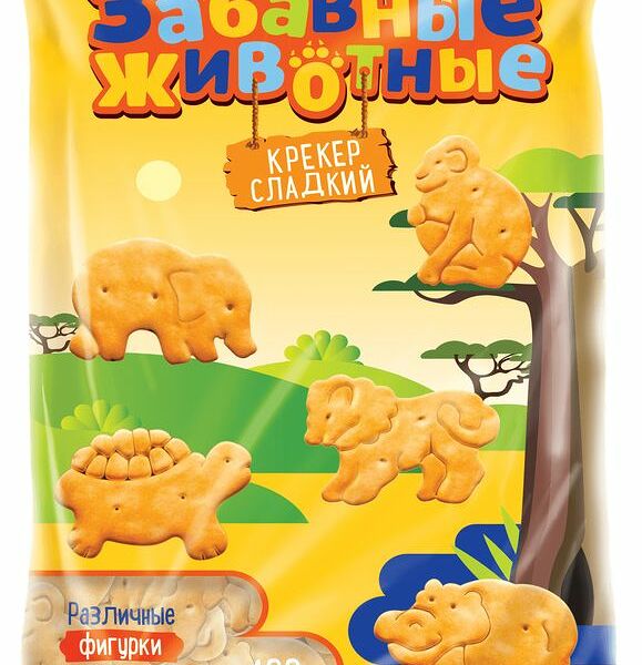 Крекер Ясная Поляна Забавные животные