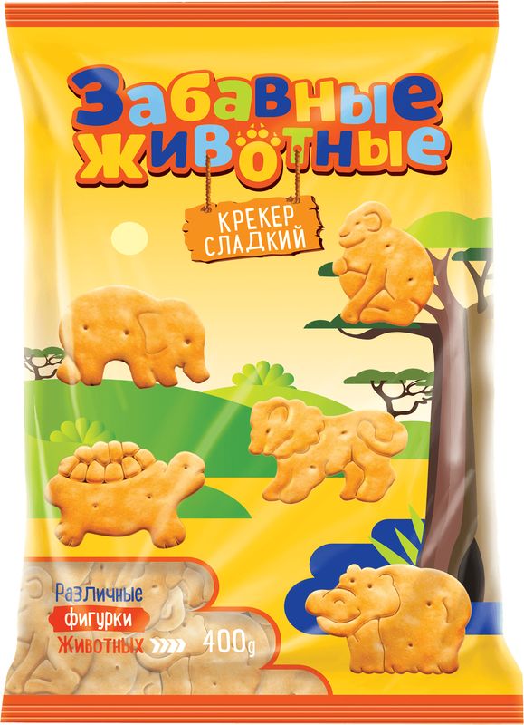 

Крекер Ясная Поляна Забавные животные 400 г