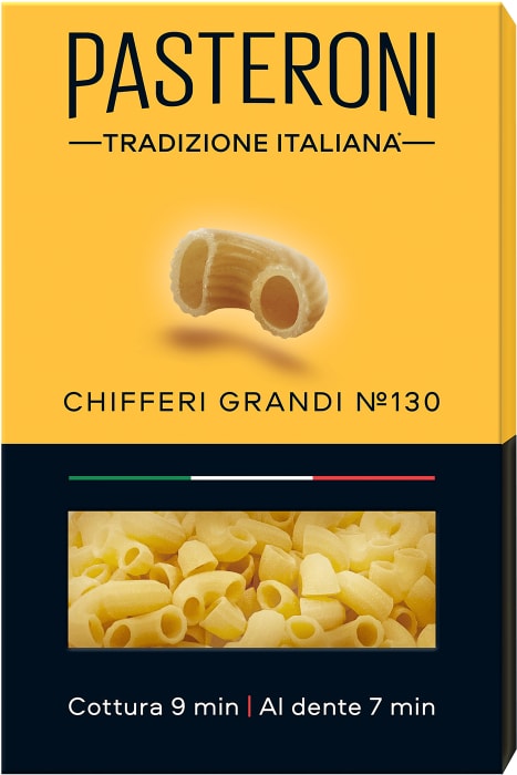 

Макаронные изделия Pasteroni Chifferi Grandi №130, 400 г