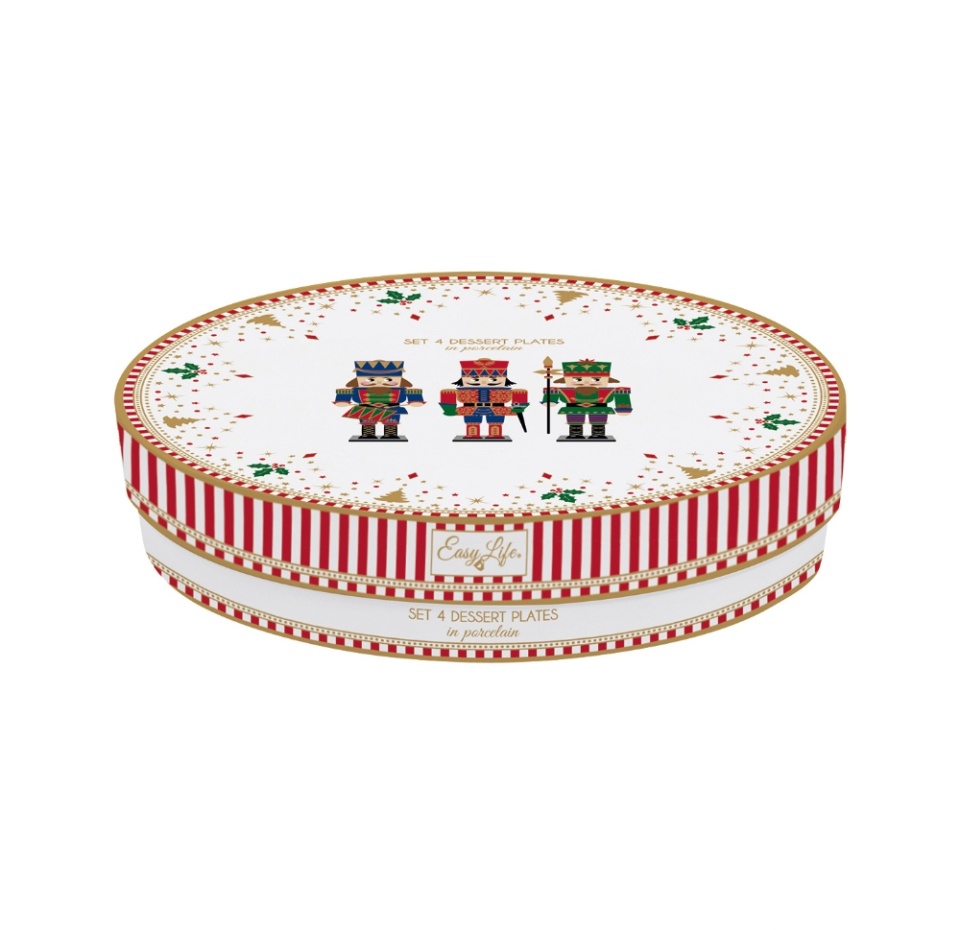 

Тарелки десертные Easy Life Щелкунчик в подарочной упаковке 4 шт. х 19 см