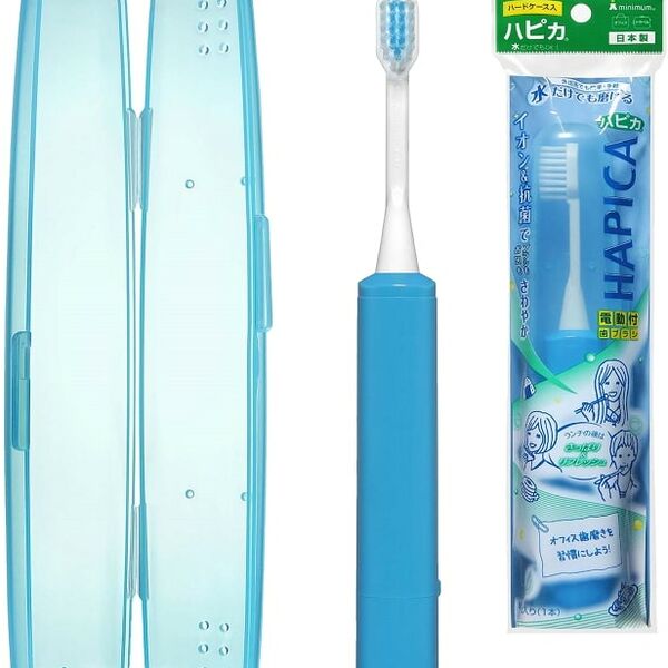 Электрическая зубная щётка Hapica DBM-5B Minus-ion case звуковая ионная