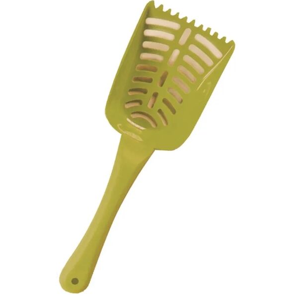 Совок для кошачьего туалета горчичный 27х4х9 см