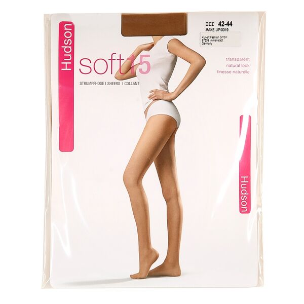 Колготки Hudson Soft цвет бежевый 15 den размер 42-44, 1 шт