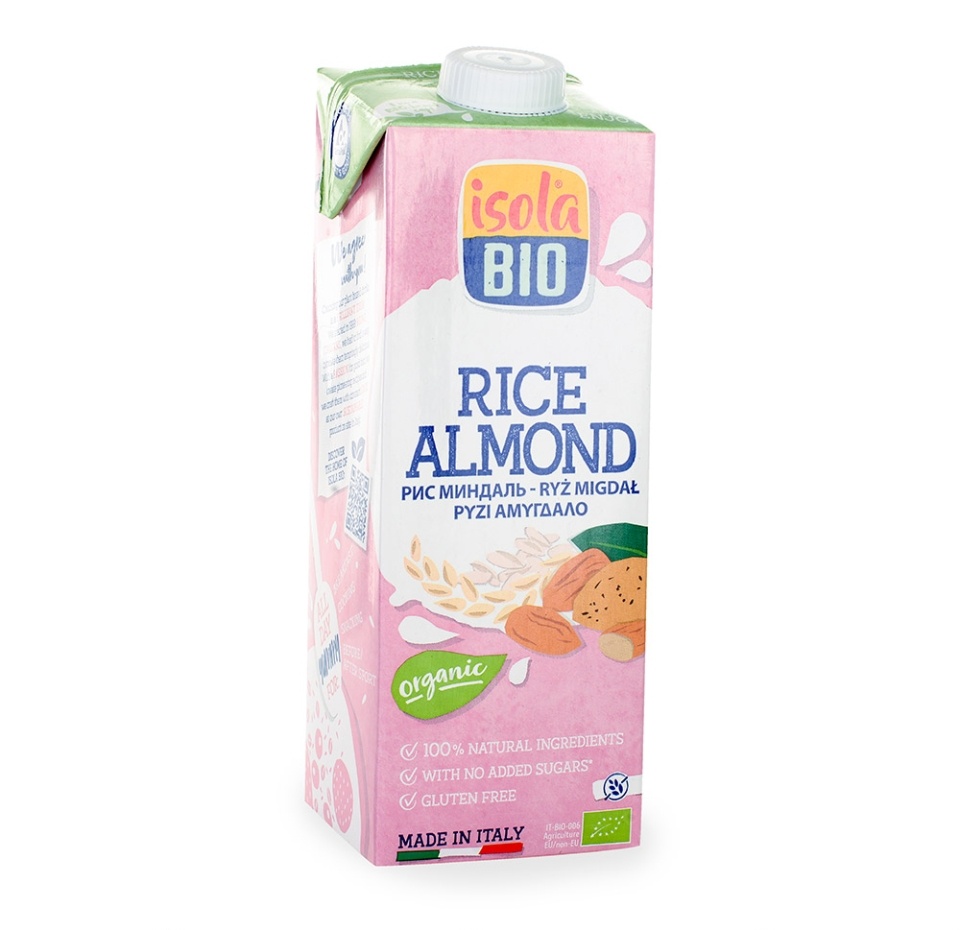 

Напиток рисовый Isola Bio с миндалем 1 л