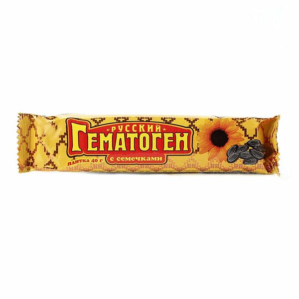Гематоген Русский с семечкой подсолнечника 40 г