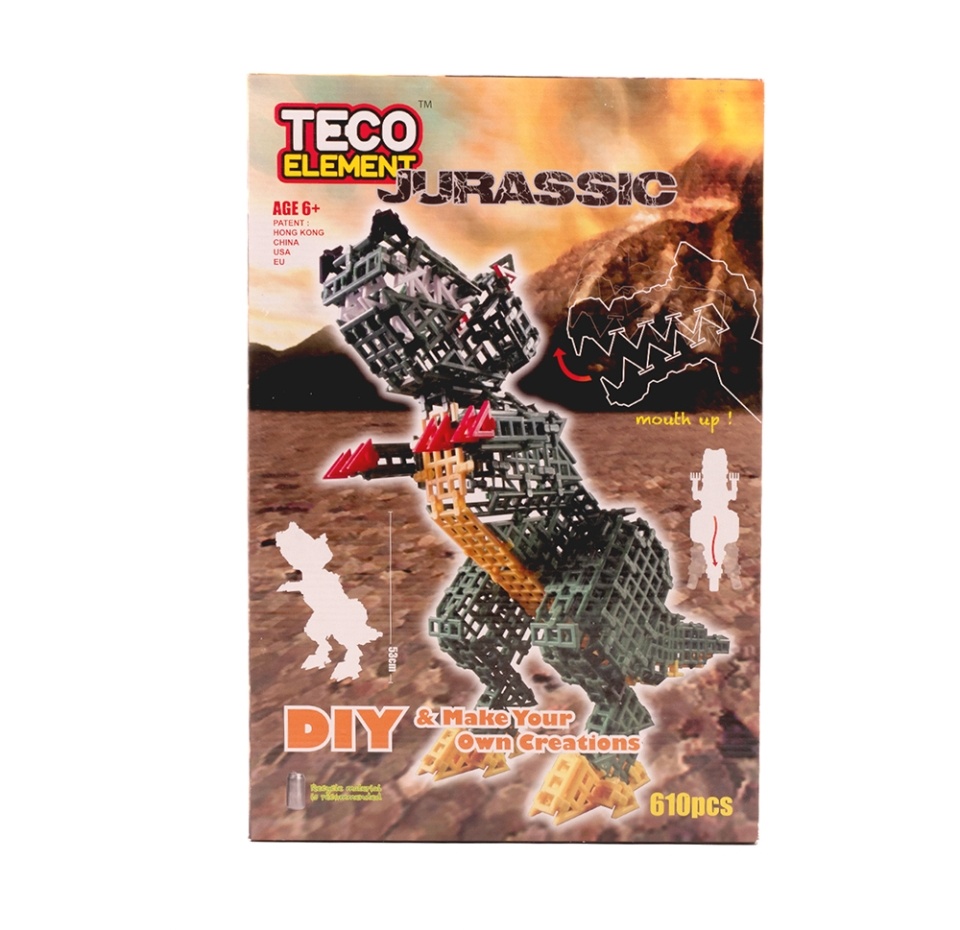 

Конструктор «Тиранозавр» 630 деталей, Hobby Engine, 1 шт., Китай