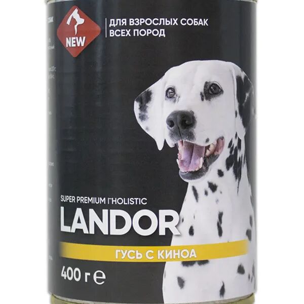 Корм для собак Landor гусь с киноа 400 г