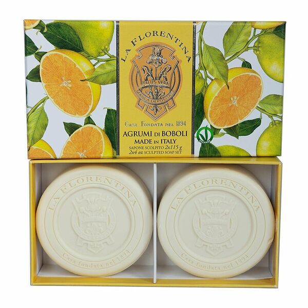 La Florentina Citrus Набор мыла для тела (Мыло Цитрус 115 г + Мыло Цитрус 115 г)