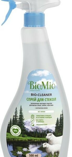 Спрей для стекол BioMio Bio-Cleaner с экстрактом хлопка 300мл