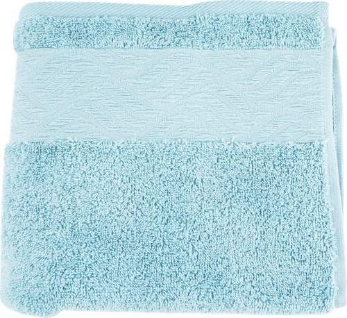 

Полотенце махровое Homeclub Плиссе 50x80см голубое хлопок