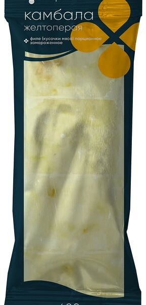 Камбала Маркет желтоперая филе 400г