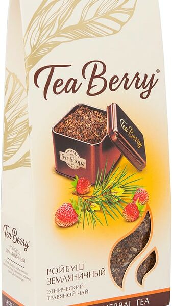 Напиток чайный Tea Collection Strawberry Roibush 100г