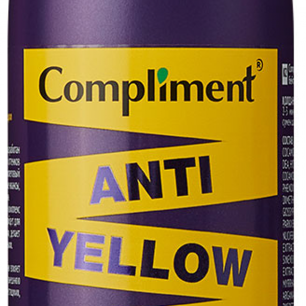 Шампунь для волос Compliment Anti-Yellow Blond для нейтрализации желтизны, 300 мл