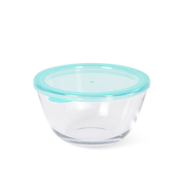 Миска с крышкой 15 см / 0,8 л стекло