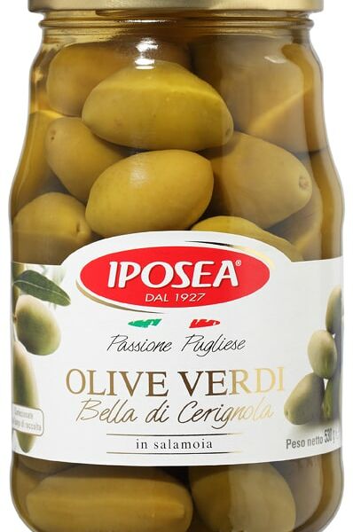 Оливки Iposea Bella di Cerignola с косточкой 310г