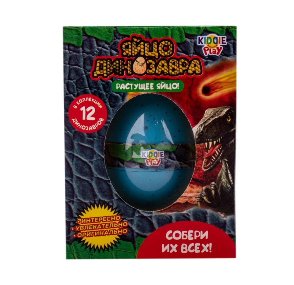 

Игрушка Kiddie Play Растущее яйцо динозавра 1 шт. дизайн в ассортименте