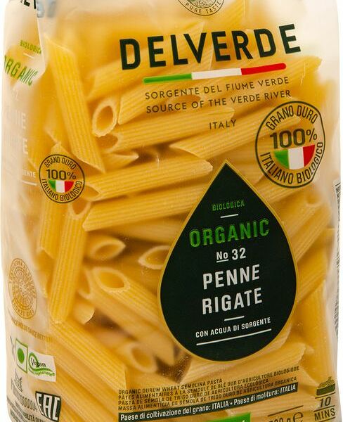 Макаронные изделия Delverde №032 Пенне Ригате Биолоджика