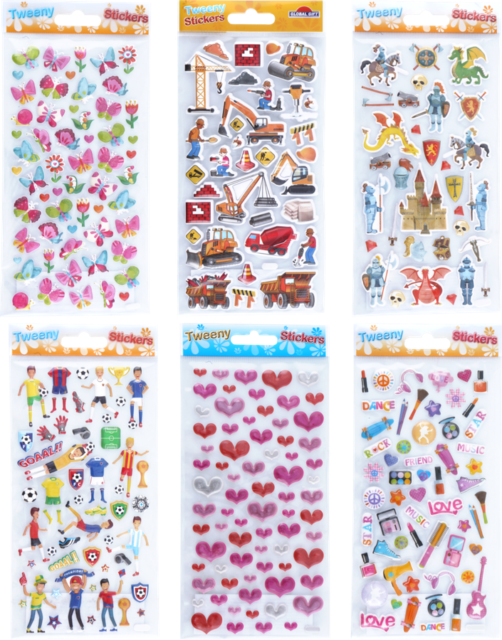 

Набор наклеек объемных Арт. 270