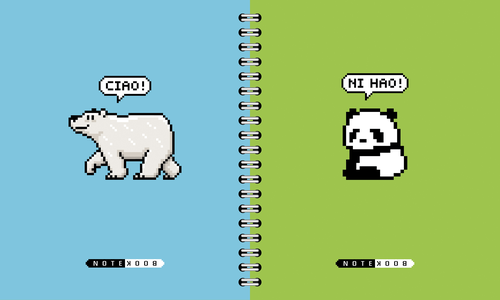 

Тетрадь общая ПЗБМ Перевертыш Пиксель-2, А5 96 листов в клетку на гребне, Арт. 27445 в ассортименте