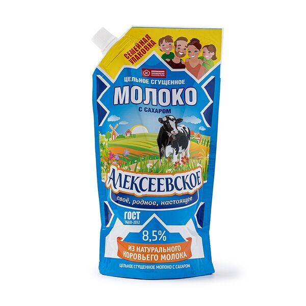 Молоко сгущенное Алексеевское 8.5% 650г
