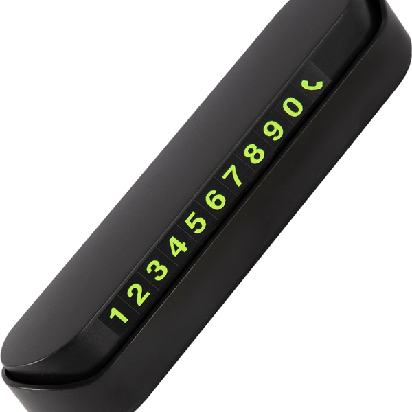 Табличка Mb Mobility с номером телефона на панель скрытый номер