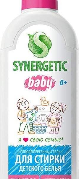 Гель для стирки Synergetic для детского белья гипоаллергенное, 1л