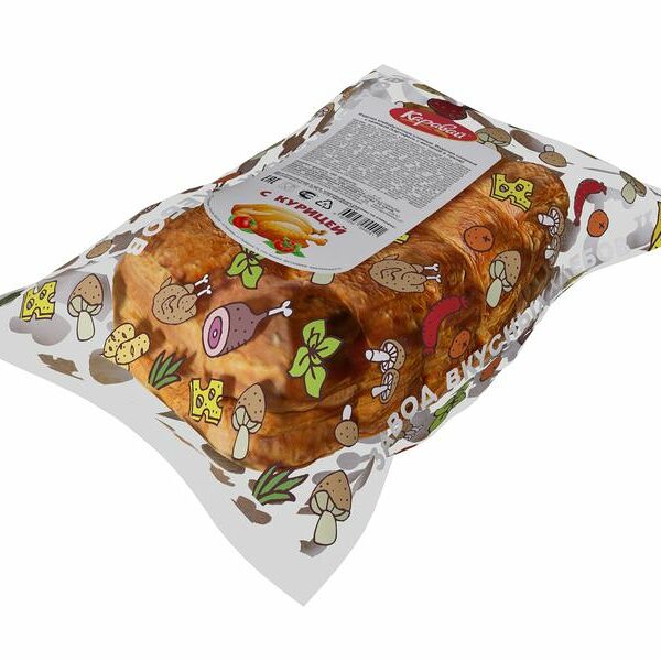 Слойка Каравай с курицей, 70г