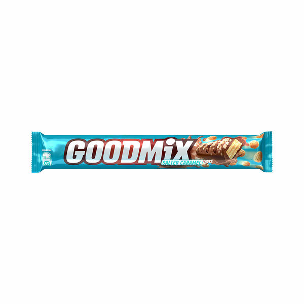 Батончик Goodmix со вкусом соленой карамели и с хрустящей вафлей