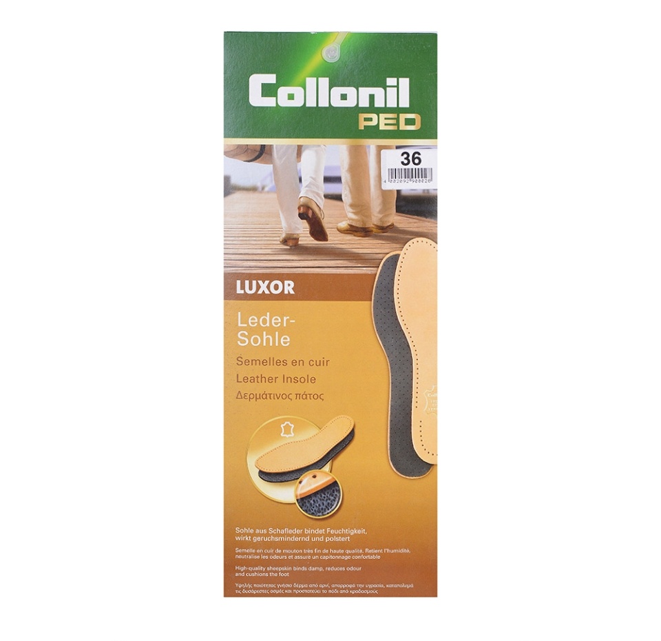 

Стельки Collonil Luxor из натуральной кожи с латексом и активированным углем размер 36