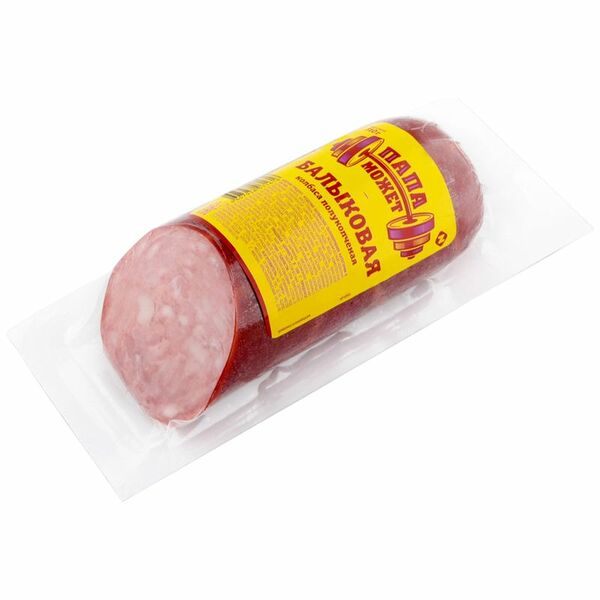 Колбаса Папа может Балыковая полукопченая, 310 г
