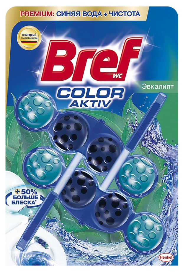 

Туалетный блок Bref Color Aktiv Эвкалипт