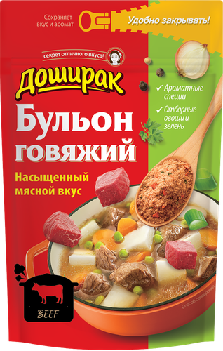 

Бульон Доширак со вкусом говядины 90 г