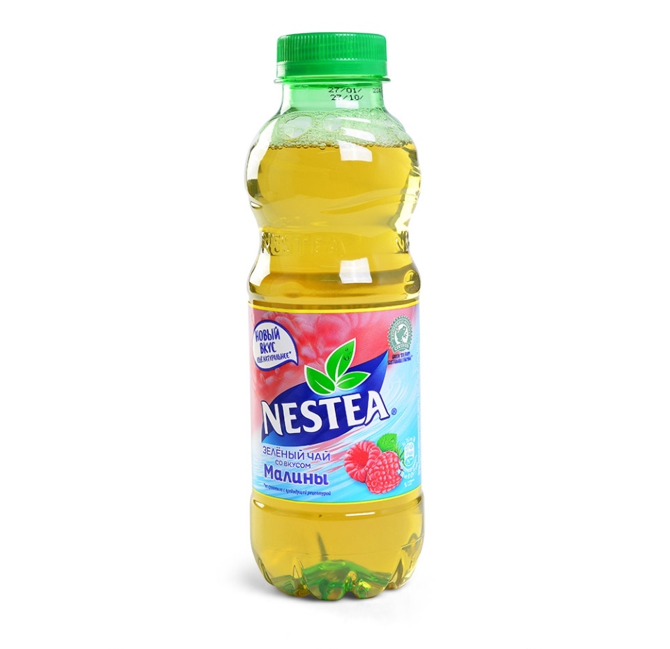 

Холодный чай Nestea зеленый со вкусом малины 0.5 л, Россия