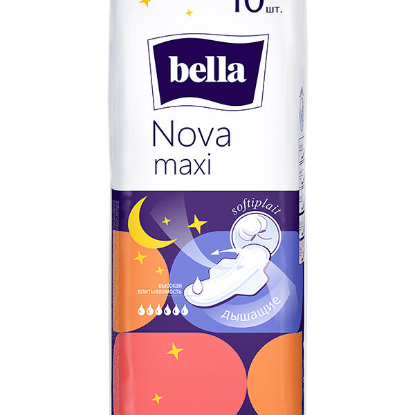Bella прокладки гигиенические nova maxi 10 шт