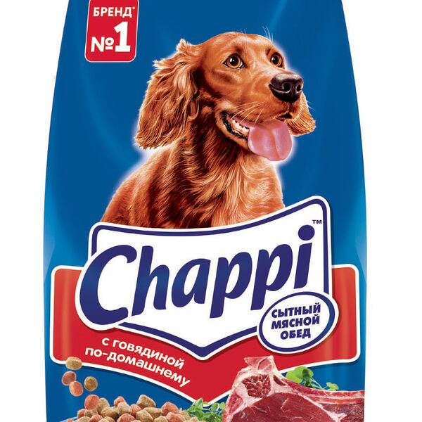 Сухой корм для собак Chappi «Сытный мясной обед. С говядиной по-домашнему» 15кг