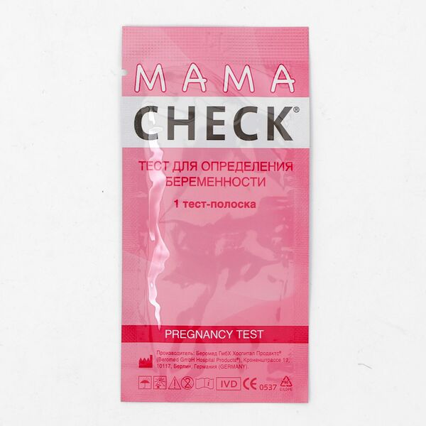 Тест на беременность Mama Check 1 шт.