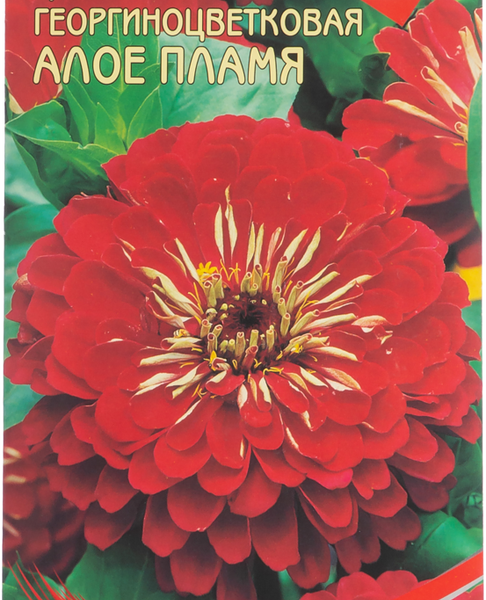 Семена Циния георгиноцветковая Алое пламя 0.3 г