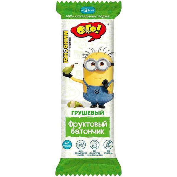 Батончик фруктовый ОГО! грушевый для детского питания