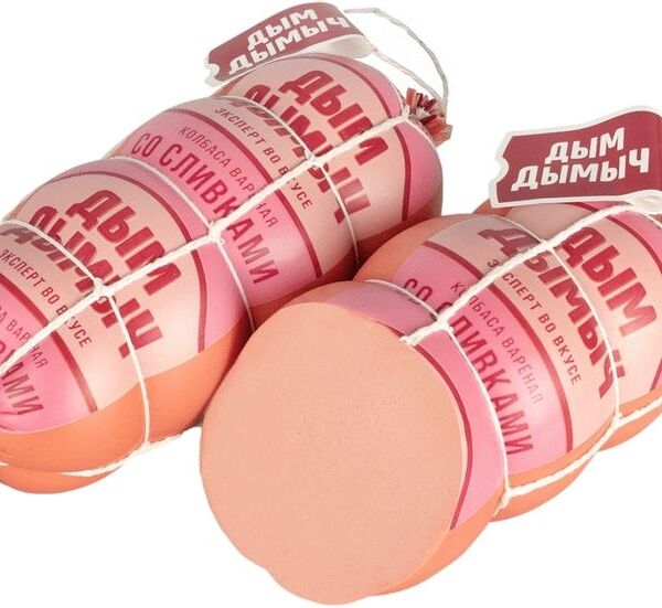 Колбаса варёная Дым Дымычъ со сливками категория Б, 450г