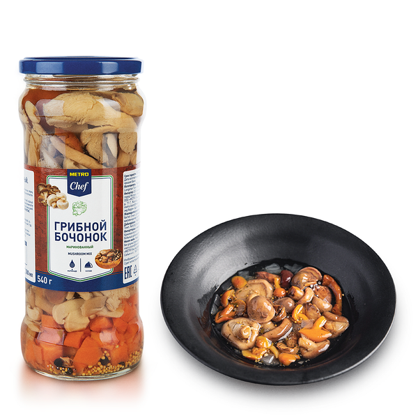 Бочонок грибной Metro Chef маринованный