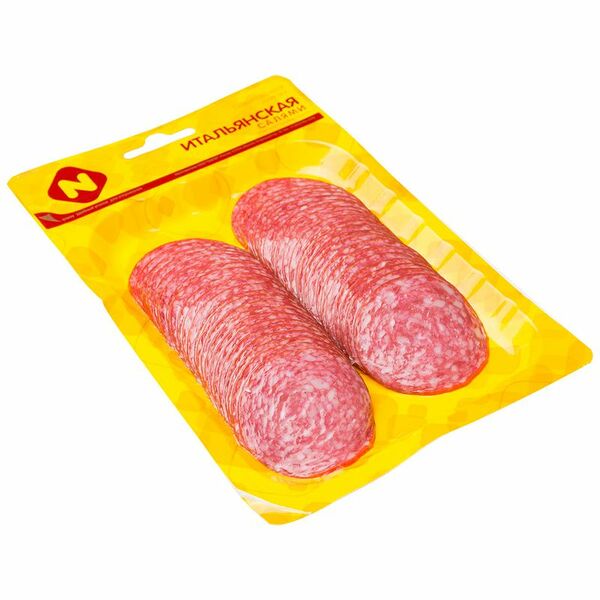 Салями сырокопчёная Останкино Итальянская в нарезке, 150г