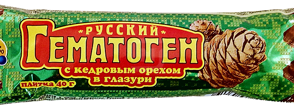 Гематоген русский плитка с кедровым орехом 40 г
