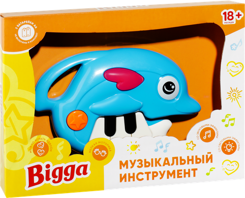 

Игрушка BIGGA Музыкальный инструмент со световыми и звуковыми эффектами, Арт. HWNK-740-2