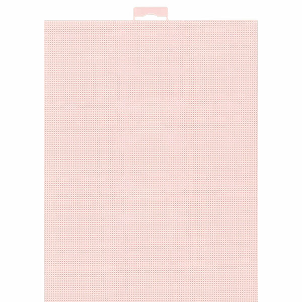 К-055 Канва пластиковая (розовая) 21*28 см