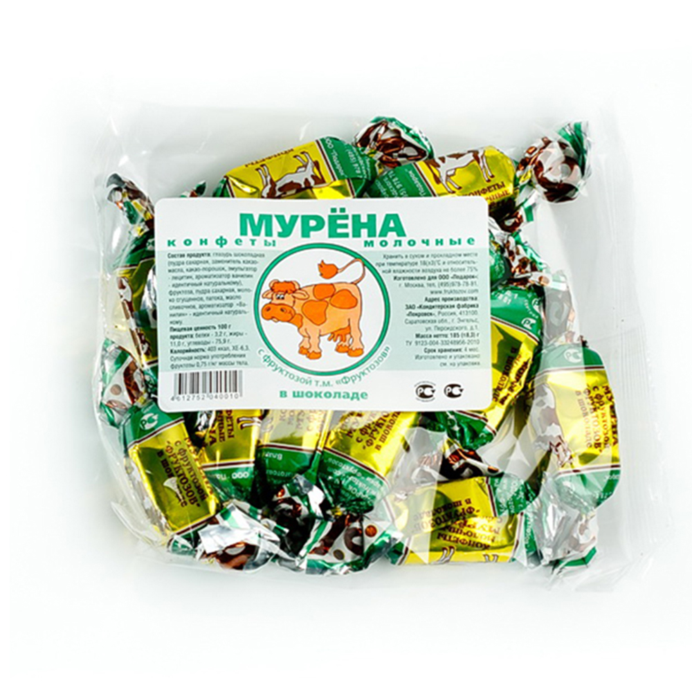 

Конфеты Фруктозов Мурёна с фруктозой