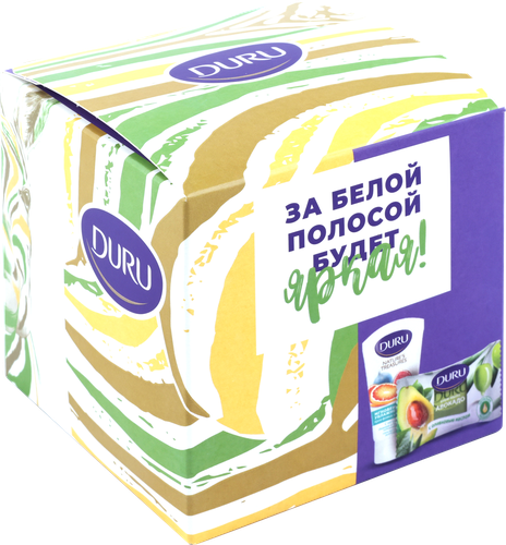 

Набор подарочный Крем-мыло Duru Авокадо с оливковым маслом 80 г + Крем для рук Nature's Treasures Оливка 75 мл