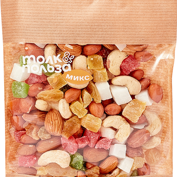 Смесь фруктово-ореховая ТОЛК & ПОЛЬЗА №1, орехи и сухофрукты